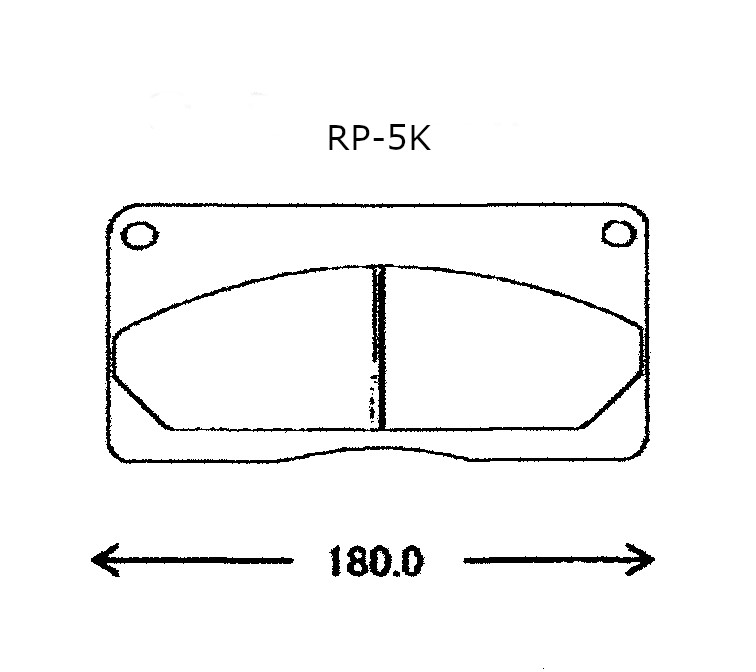 ラフタークレーンディスクパッド２枚入りRP-5K